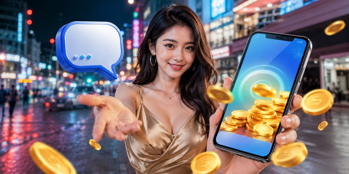 Khung cảnh đêm TP.HCM với người dùng theo dõi sự kiện thể thao trực tiếp trên điện thoại
