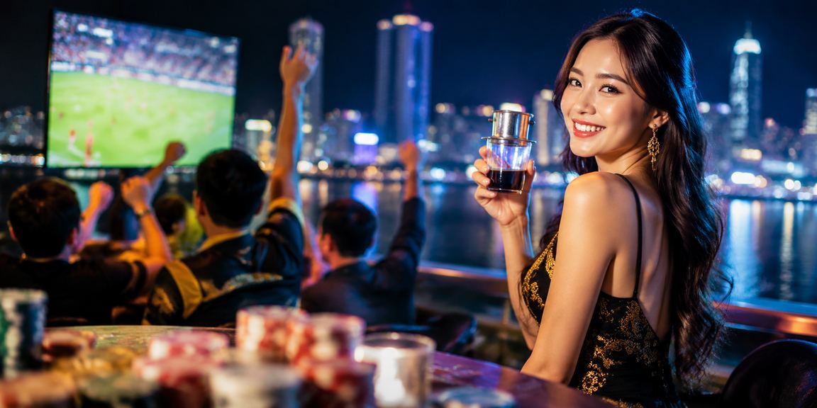 Người hâm mộ bóng đá theo dõi trận đấu và đặt cược tại Nha Trang